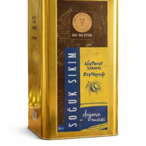 18 litre natürel sızma zeytinyağı teneke